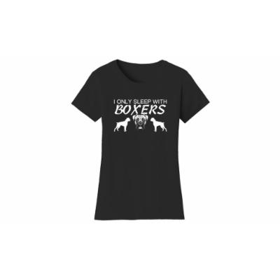 Women's Only Sleep with Dogs Humor TShirts (42383)