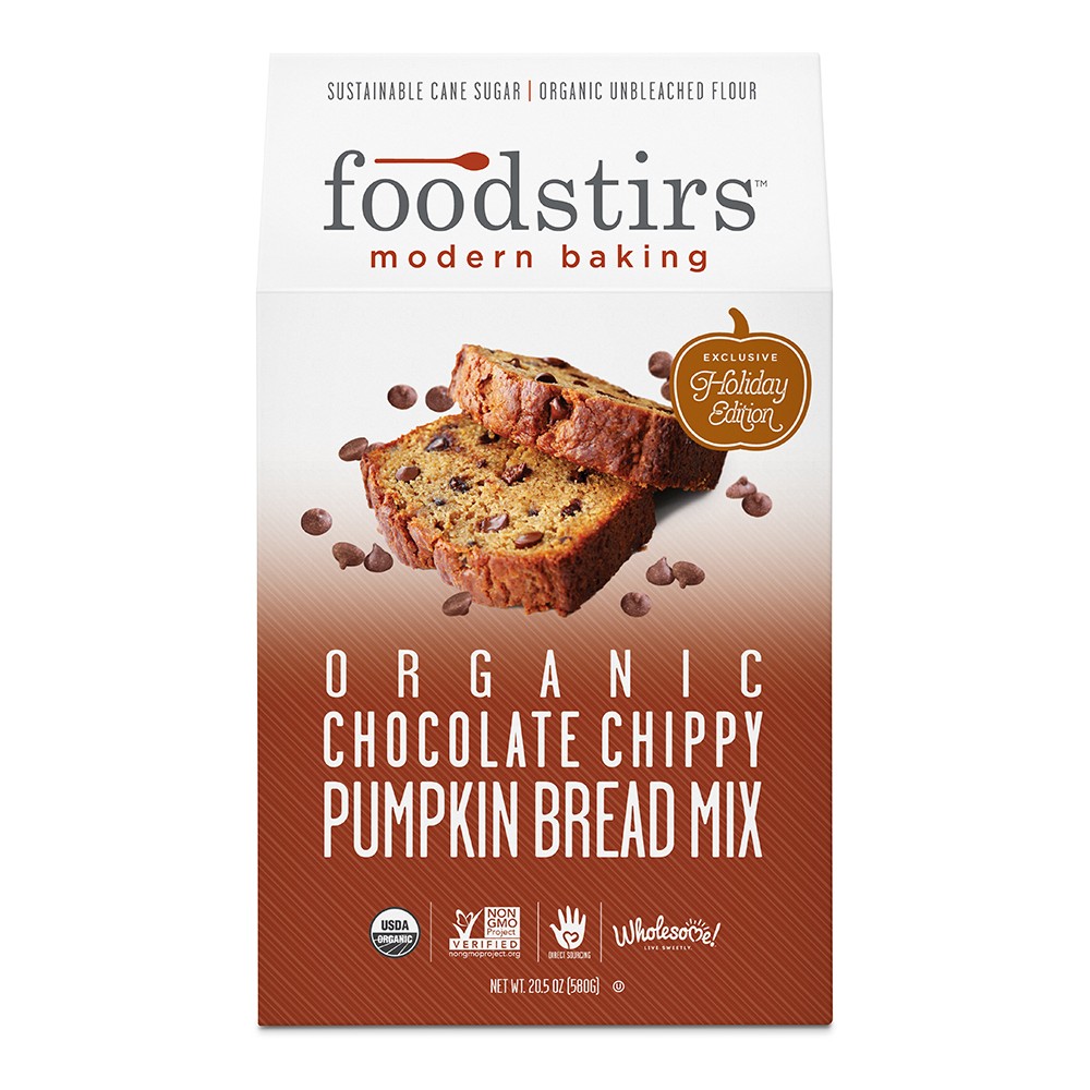 ORGANIC CHOCOLATE CHIPPY PUMPKIN BREAD MIX, CHOCOLATE CHIPPY PUMPKIN