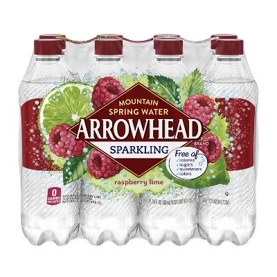 Raspberry Lime Flavor Sparkling Mountain Spring Water thumbnail