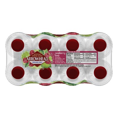 Raspberry Lime Flavor Sparkling Mountain Spring Water thumbnail