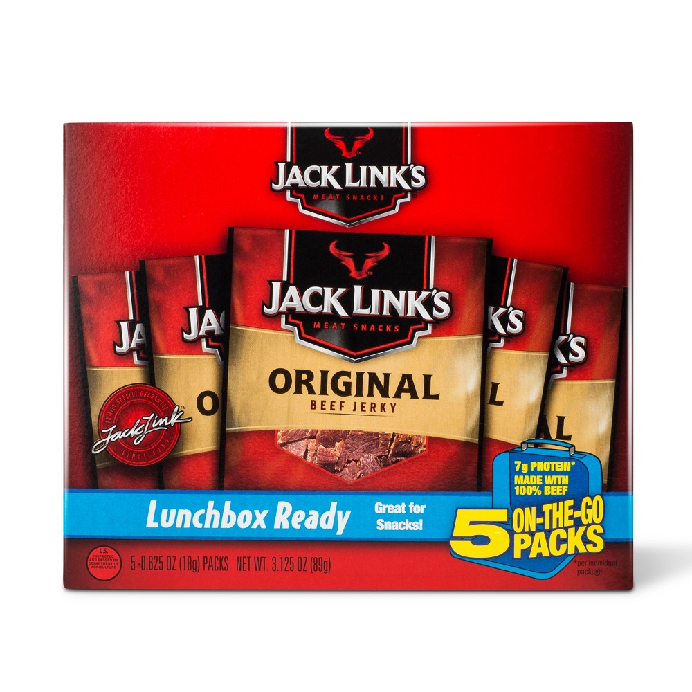 Jack Link's Protein on-the-Go Original Beef Jerky - 3.125oz