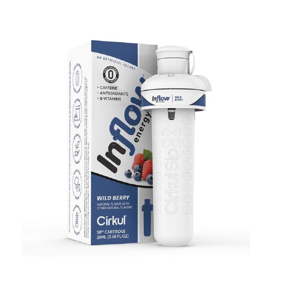 Cirkul Inflow Energy Wild Berry Flavor Cartridge  Drink Mix  1-Pack