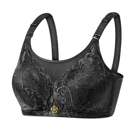 Bigersell Camisoles with Built in Bra Women Bra Wire Free Underwear 1 Piece Bra Everyday Underwear Bras Tall Size Seamless Bra  Style 6222  Black 38C