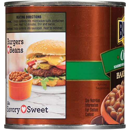 BUSH'S BEST 16 Oz Canned Onion Baked Beans, Source of Plant Based Protein and Fiber, Low Fat, Gluten Free, (Pack of 12) thumbnail