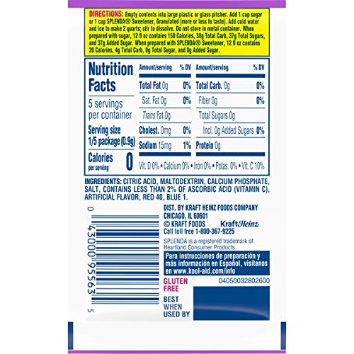 Kool-Aid Lemonade Flavored Unsweetened Caffeine Free Drink Mix, 48 Count (Pack of 2) thumbnail