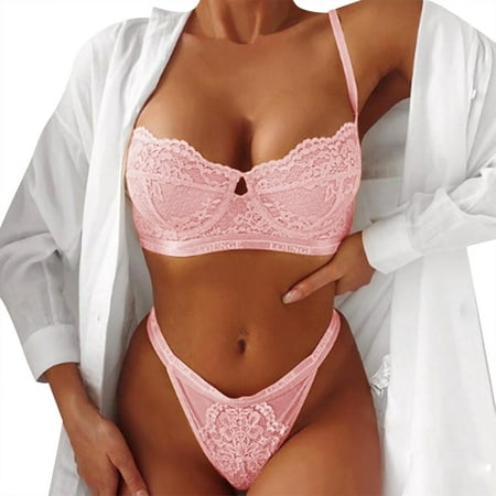 GWAABD Lingerie for Women Naughty Womens Underwear Large Size Underwear Underwear Set Three Point Lace Suit