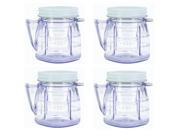 Oster 4888, 4937 Mini Jar Accessory 4 Pack