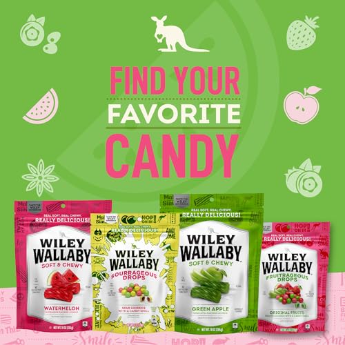 Wiley Wallaby Original Fruits Licorice 6 Oz thumbnail