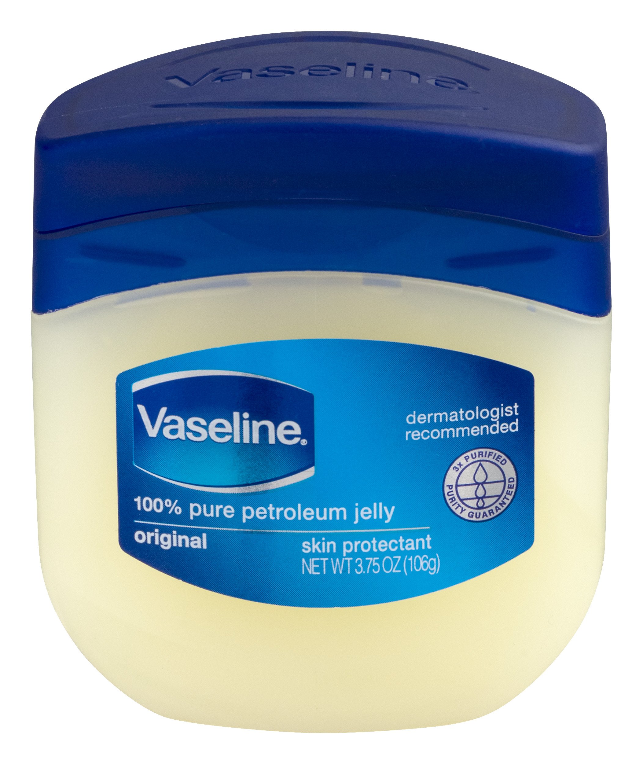Vaseline 100% Pure Petroleum Jelly Original Skin Protectant  3.75Oz  24-Pack