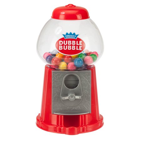 Schylling Dubble Bubble Classic Gumball Machine with Assorted Bubble Gum – Fun Candy Dispenser for Kids & Adults