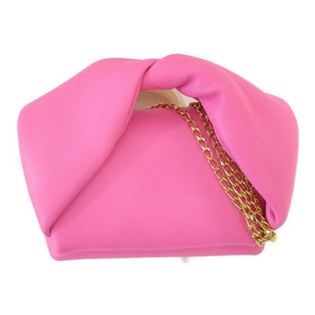Pre-Owned J.W.Anderson. 2wayShoulder Bag Pink Bubble Gum Leather HB0453LA0088 340 (New)