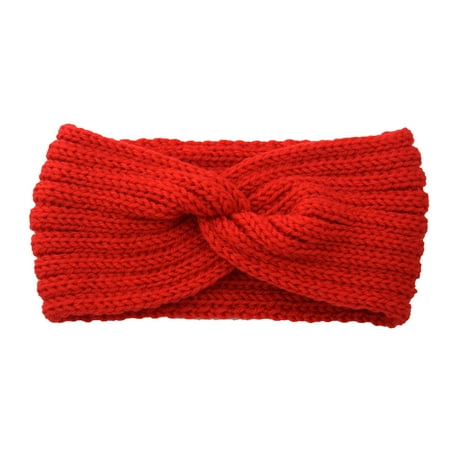 GWAABD Headscarf Headband Hairbands Headband Knit Headbands Winter Women Cable Warmer Soft Ear Stretch Headband
