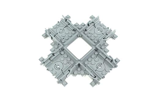 Trixbrix Short Crossings 90deg -2pcs Compatible with Lego City Train Sets 60197 60198 10277 60205 60238 thumbnail