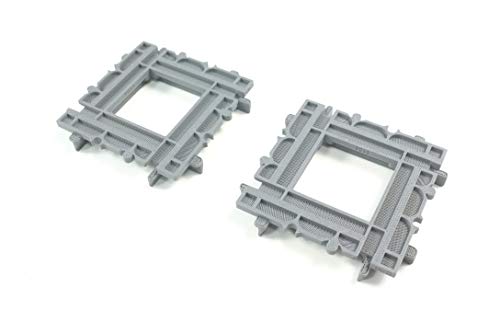 Trixbrix Short Crossings 90deg -2pcs Compatible with Lego City Train Sets 60197 60198 10277 60205 60238 thumbnail