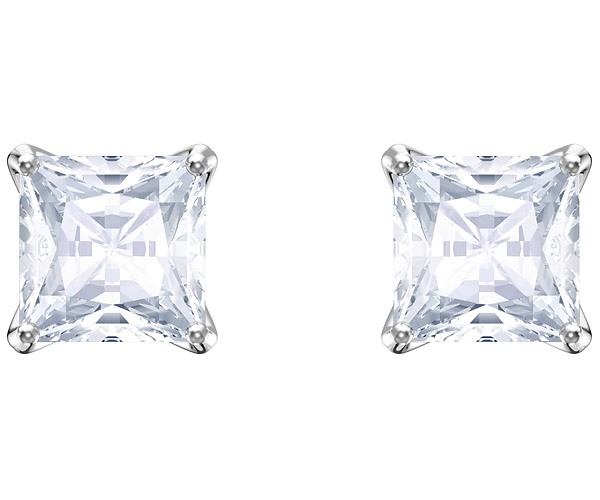 Swarovski Attract Square Stud Earrings 5430365 in Silver