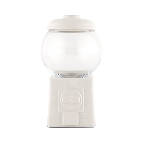 9546-08 Novelty Gumball Machine Canister, White