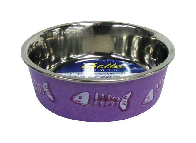7751 5 Cat Bowl in Lilac